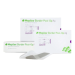 Mepilex Border Post-Op Ag Dressing, 4 x 6 Inch #498300