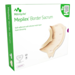 Foam Dressing Mepilex® Border Sacrum 9-1/5 X 9-1/5 Inch With Border Film Backing Silicone Adhesive Sacral Sterile #282455 - Image 2