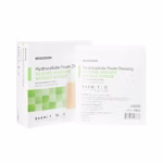 Foam Dressing McKesson 6 X 6 Inch Without Border Film Backing Silicone Gel Adhesive Square Sterile #4864 - Image 3