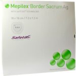 Mepilex Border Sacrum Ag, 7.2 x 7.2 Inch by Molnlycke #382090