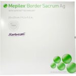 Mepilex Border Sacrum Ag, 9.2 x 9.2 Inch by Molnlycke #382490