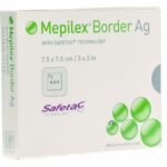Mepilex Border AG 3 x 3 Inch by Molnlycke #395290