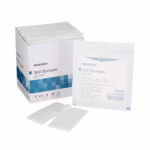 Drain Sponge McKesson 4 X 4 Inch 6-Ply Sterile High Absorbency 2 per Pack #16-42046