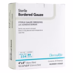 Island Dressing DermaRite® Bordered Gauze 4 X 4 Inch Square Sterile