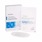 Transparent Film Dressing McKesson 4 X 4-3/4 Inch Frame Style Delivery Octagon Sterile #4986