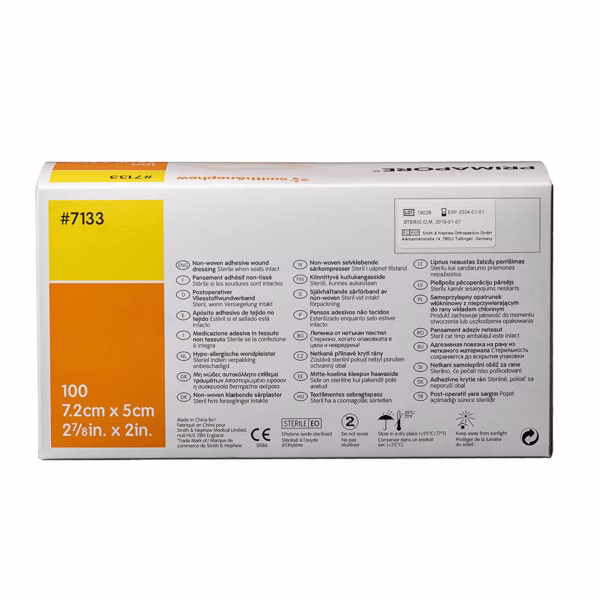 Island Dressing Primapore 2 X 3 Inch Rectangle Sterile Film Backing
