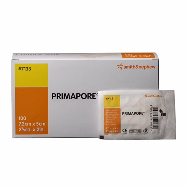 Island Dressing Primapore 2 X 3 Inch Rectangle Sterile Film Backing
