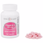 Vitamin Supplement Geri-Care® Vitamin B12 500 mcg Strength Tablet 100 per Bottle #886-01-GCP