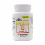 Vitamin Supplement Geri-Care® Vitamin D3 1,000 IU Strength Tablet 200 per Bottle #876-20-GCP - Image 2