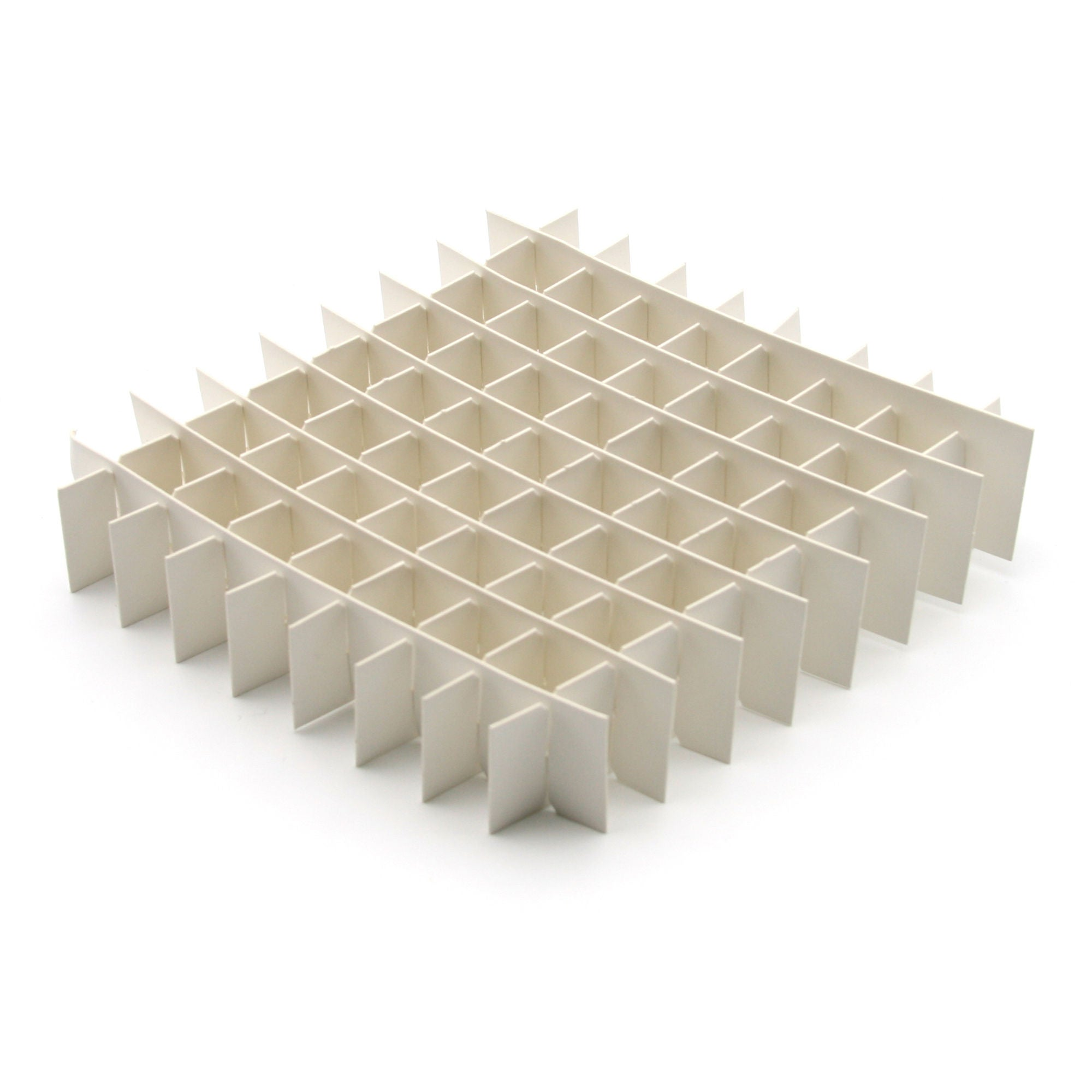 1178846_left TrueNorth® Cryo Storage Box Divider 9 X 9 Partitions, 12 mm Hole Diameter, White For Cardboard Cryo Storage Box #HS2860H - Image 1