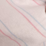 Baby Blanket Essentials 32 X 32 Inch Cotton 5.12 oz. Pink / Blue Stripe #49339-632 - Image 2
