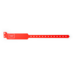 Identification Wristband Sentry® SuperBand® Alert Band Permanent Snap Allergy Alert #5052-16-PDJ