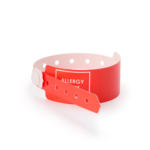 Identification Wristband Sentry® SuperBand® Alert Band Permanent Snap Allergy Alert #5052-16-PDJ - Image 2