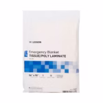Emergency Blanket McKesson 56 X 90 Inch Tissue / Poly Laminate 10 oz. Yellow #18-077