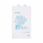 Bedside Bag McKesson 7 X 11.5 Inch White / Blue Floral Print Polyethylene #16-9203