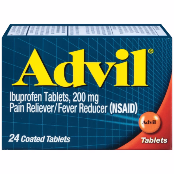 Pain Relief Advil® 200 mg Strength Ibuprofen Tablet 24 per Box #00573015020