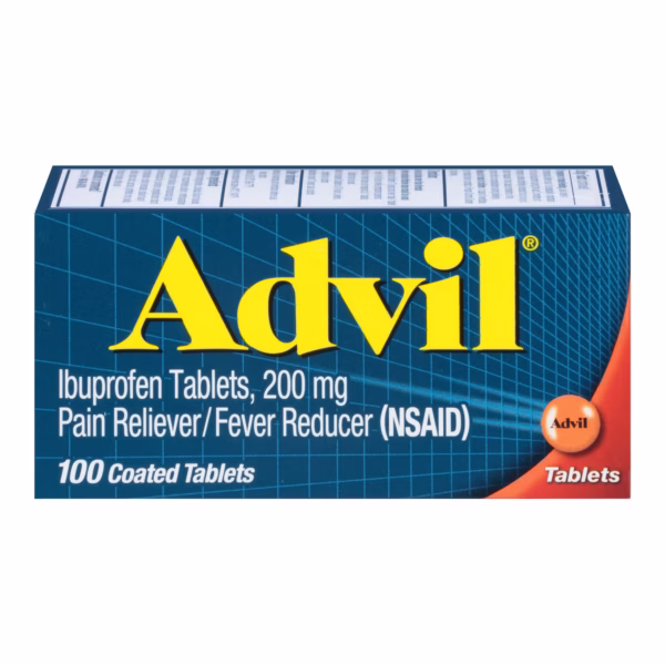 Pain Relief Advil® 200 mg Strength Ibuprofen Tablet 100 per Bottle #00573016040