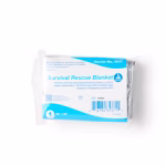 Emergency Blanket 52 X 84 Inch Mylar Silver #3537 - Image 2
