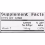Vitamin Supplement Geri-Care® Vitamin E 400 IU Strength Softgel 100 per Bottle #752-01-GCP - Image 2