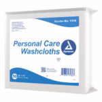 Washcloth Dynarex® 12 X 13 Inch White Disposable #1316