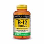 Vitamin Supplement Mason Natural® Vitamin B12 1,000 mcg Strength Tablet 100 per Bottle #31184509661