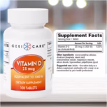 Vitamin Supplement Geri-Care® Vitamin D3 1,000 IU Strength Tablet 100 per Bottle #876-01-GCP - Image 2