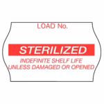 Pre-Printed Label Comply™ Laboratory Use Red Label Sterilized Red Sterilization Label 5/8 X 1-1/8 Inch #1269R