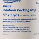 Wound Packing Strip Dukal Iodoform 1/4 Inch X 5 Yard Sterile Antiseptic #270 - Image 3