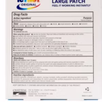 Topical Pain Relief Icy Hot® 5% Strength Menthol Patch 5 per Box #41167004843 - Image 2