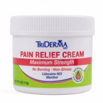 Topical Pain Relief TriDerma MD® 4% - 1% Strength Lidocaine / Menthol Cream 4 oz. #73041